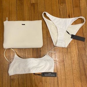 TRIANGL Mica Terry Cloth Bikini Bottom Sz M NWT